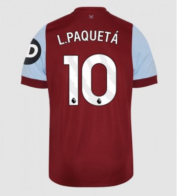 West Ham United Lucas Paqueta #10 Primera Equipación 2023-24 Manga Corta